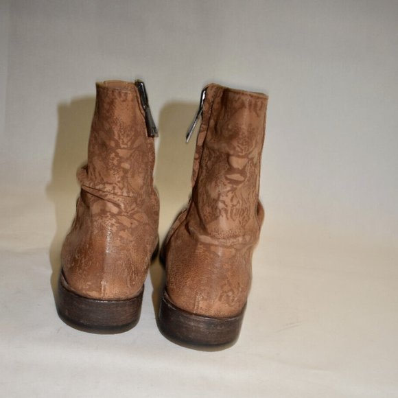 New! John Varvatos Morrison Sharpei Boot Snake Skin Embossed 9.5 US DD288 main image 4